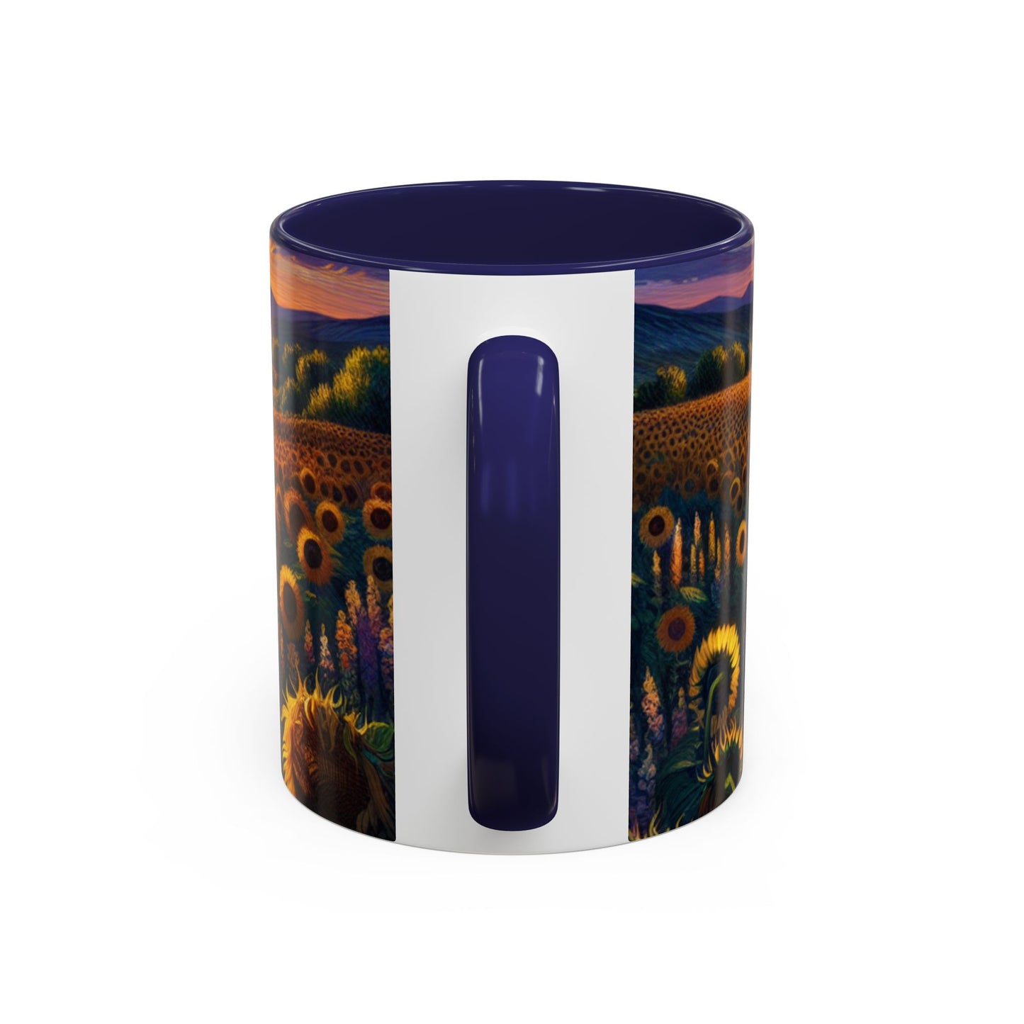 Sunset Serenade in Sunflower Valley - Mugs