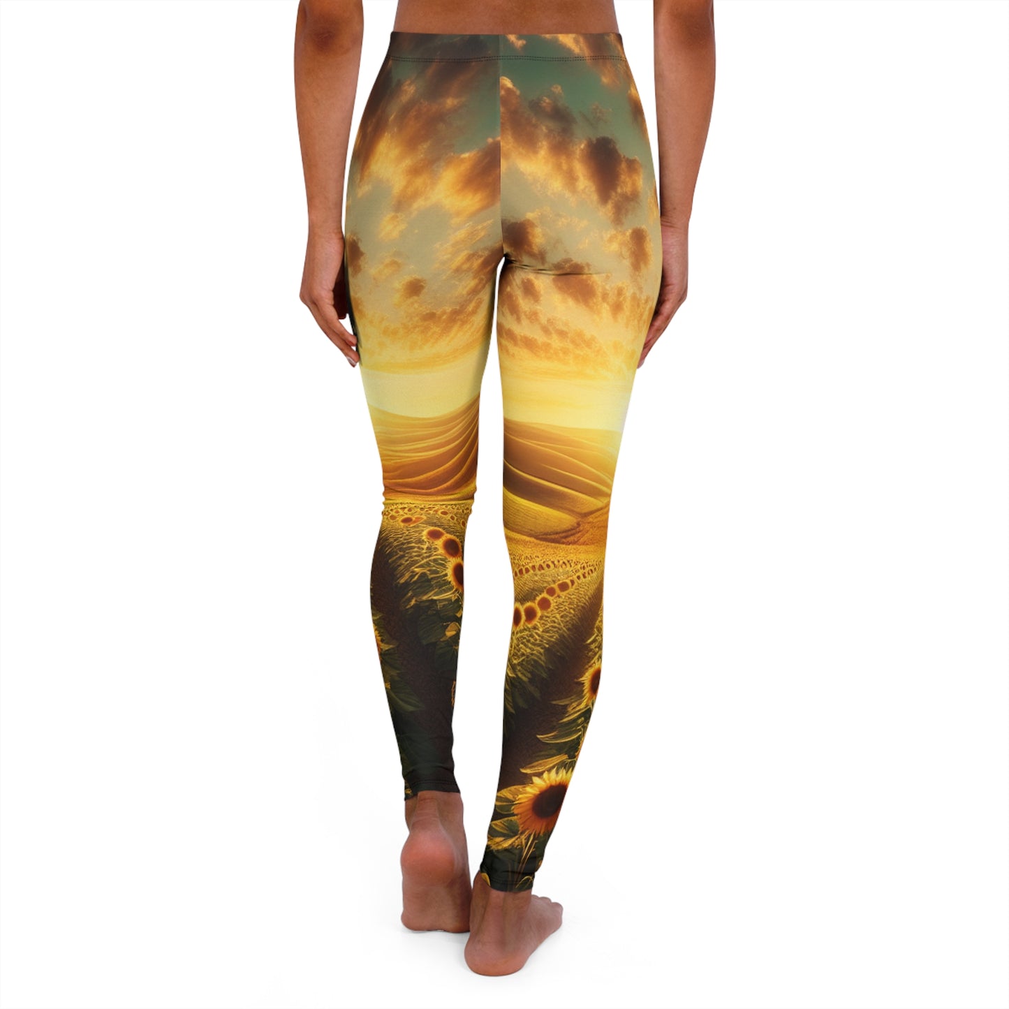 Amber Radiance Sunflower Valley - Leggings