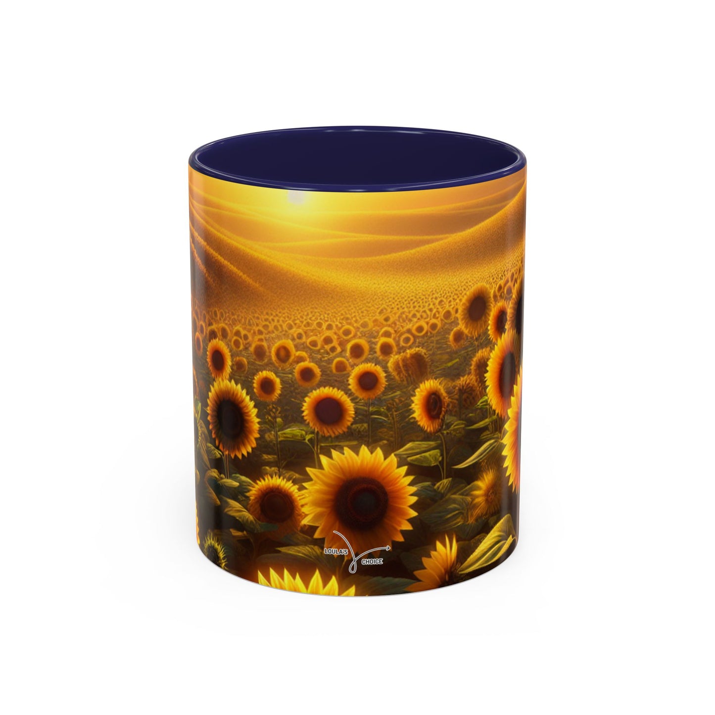 Golden Horizon Sunflower Fields - Mugs