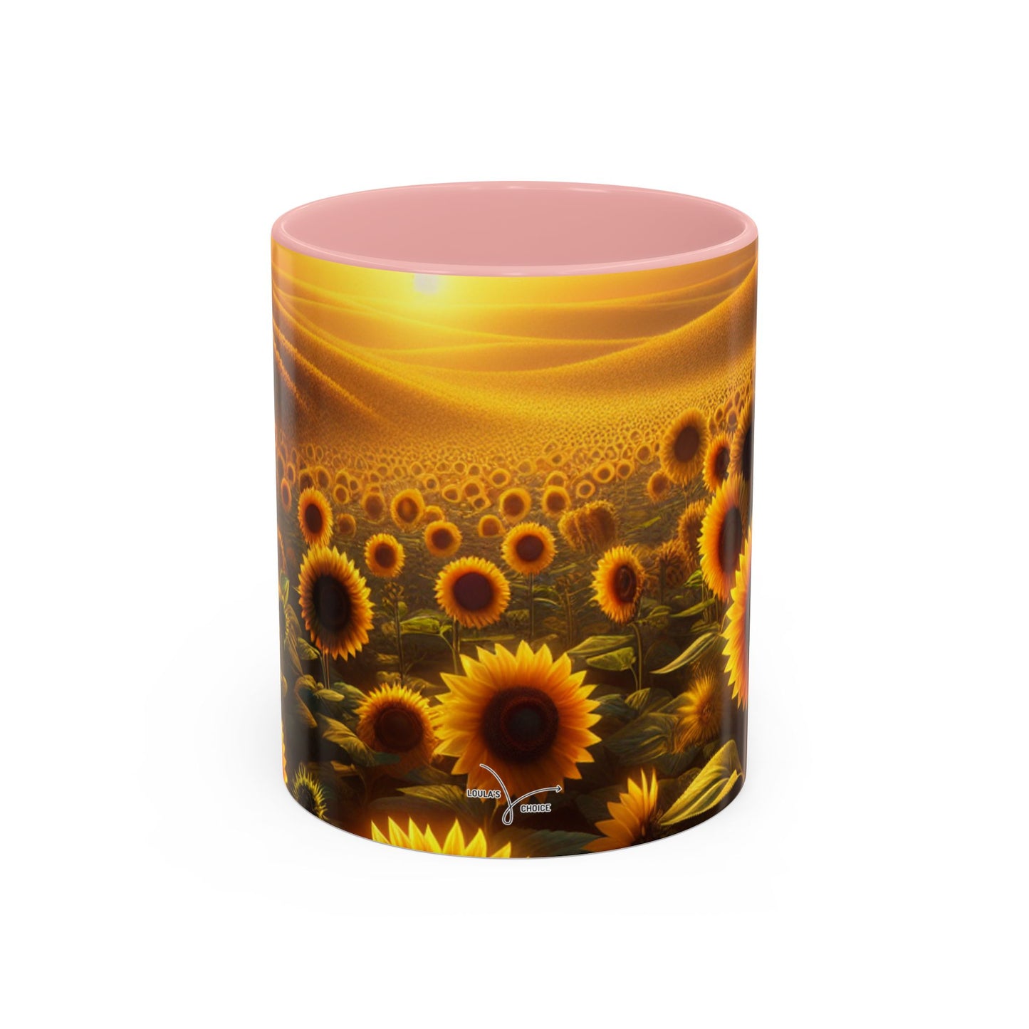 Golden Horizon Sunflower Fields - Mugs