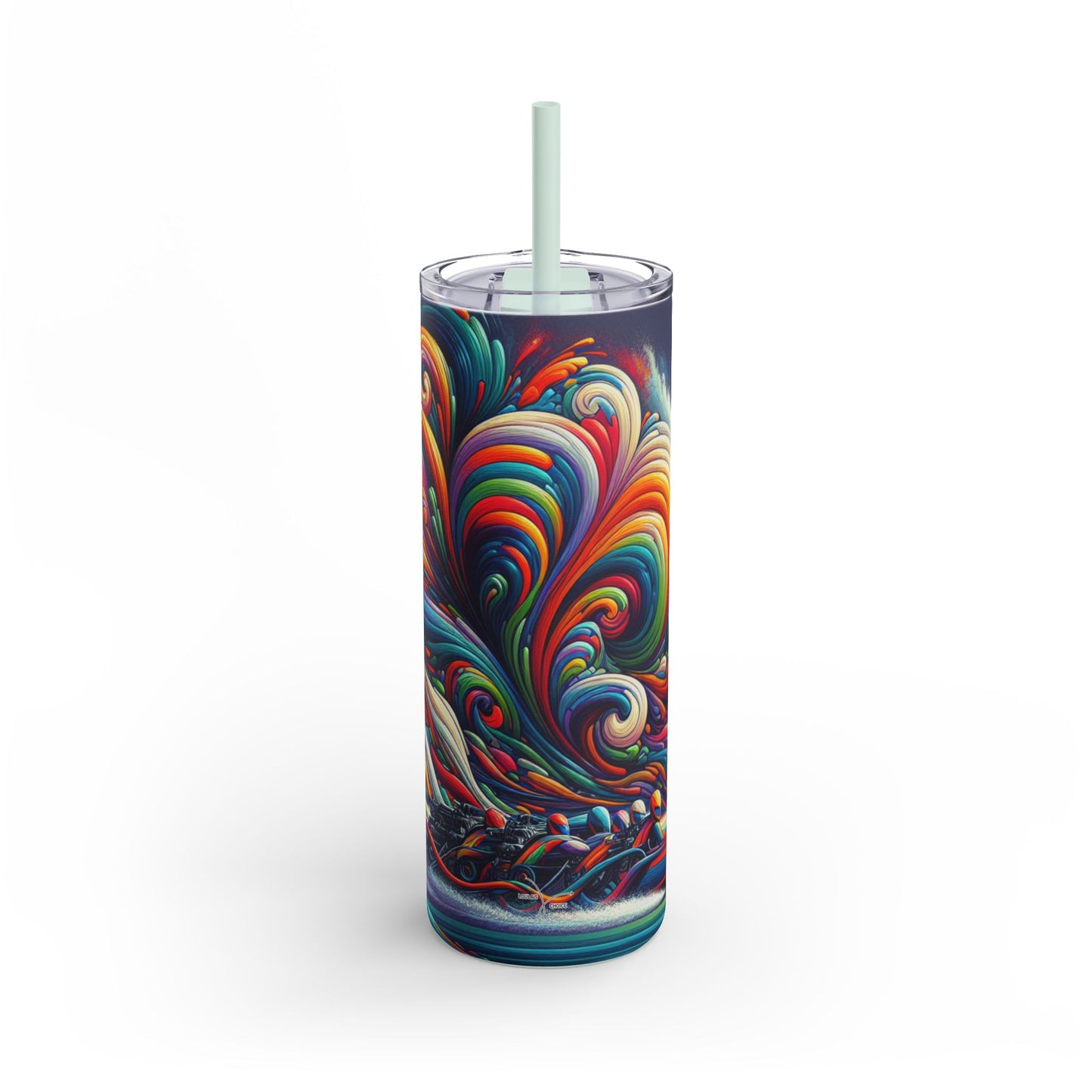 Dynamic Waves of Color - Tumblers