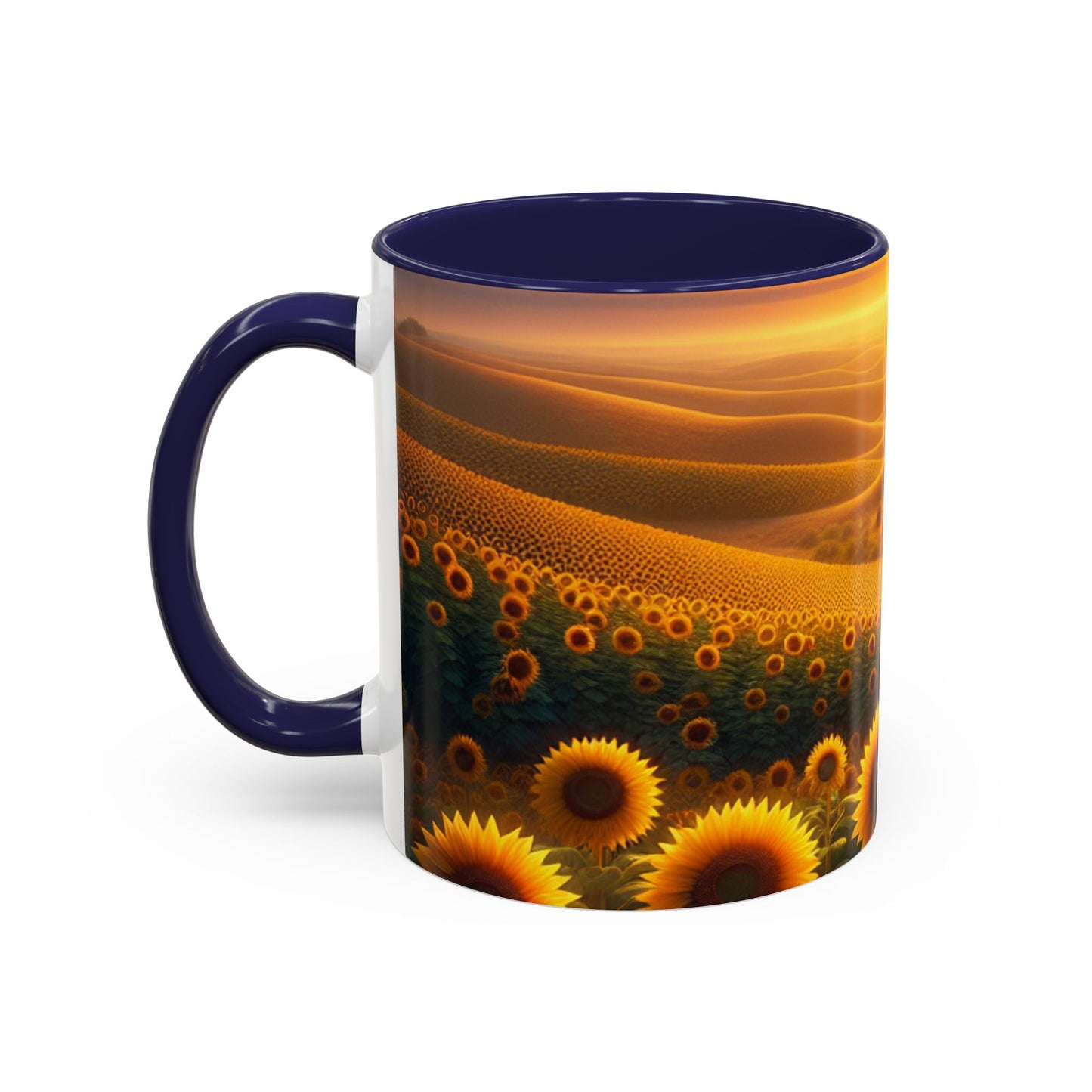Amber Sunflower Expanse - Mugs