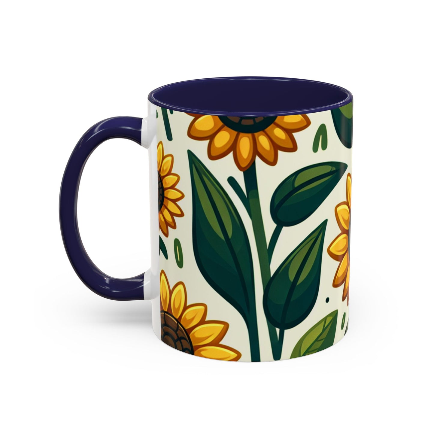 Sunny Meadow Sunflower Bliss Pattern - Mugs