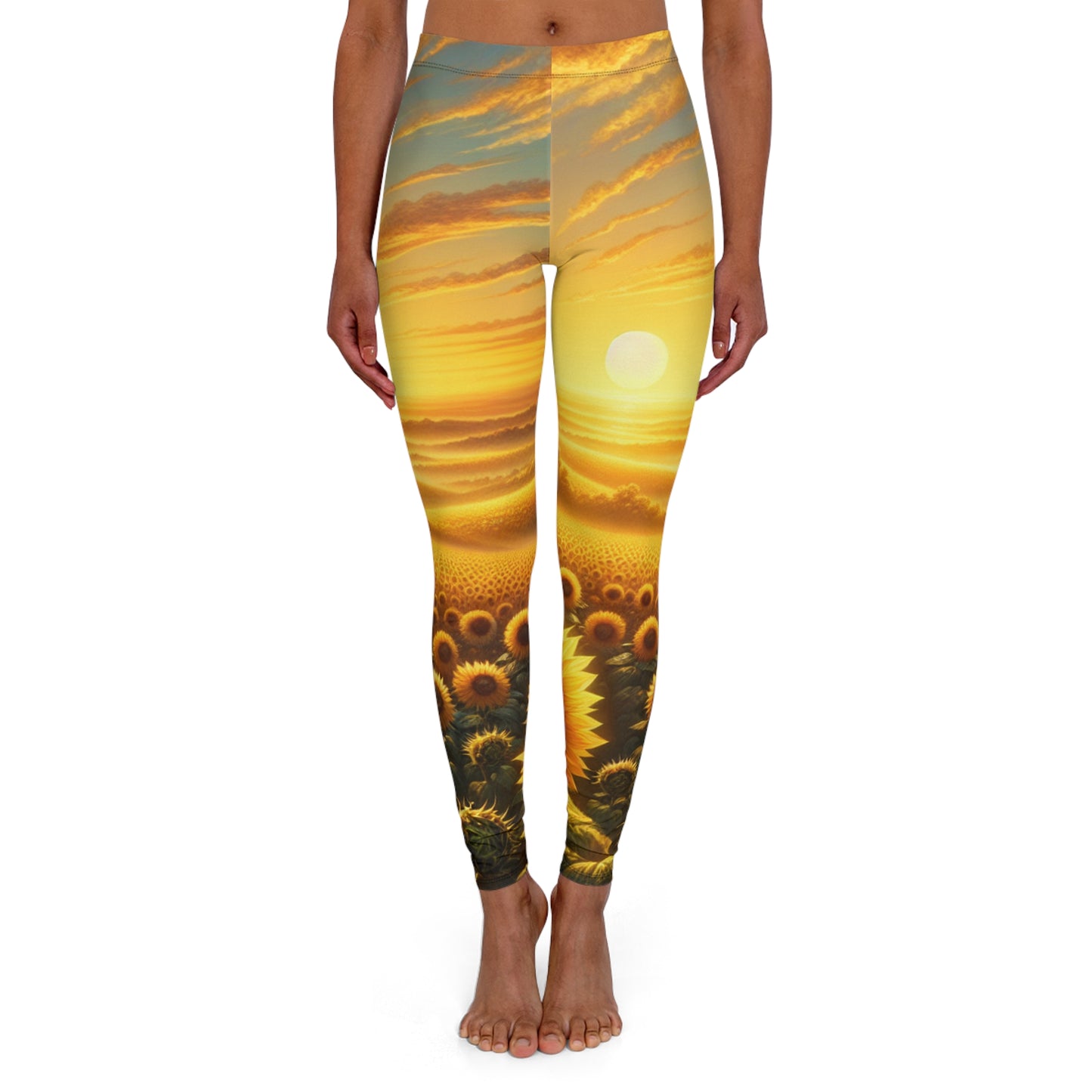 Amber Sunrise Symphony - Leggings
