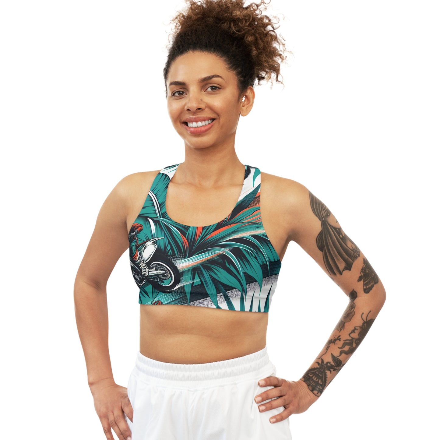 Tropical Moto Rush - Sports Bra