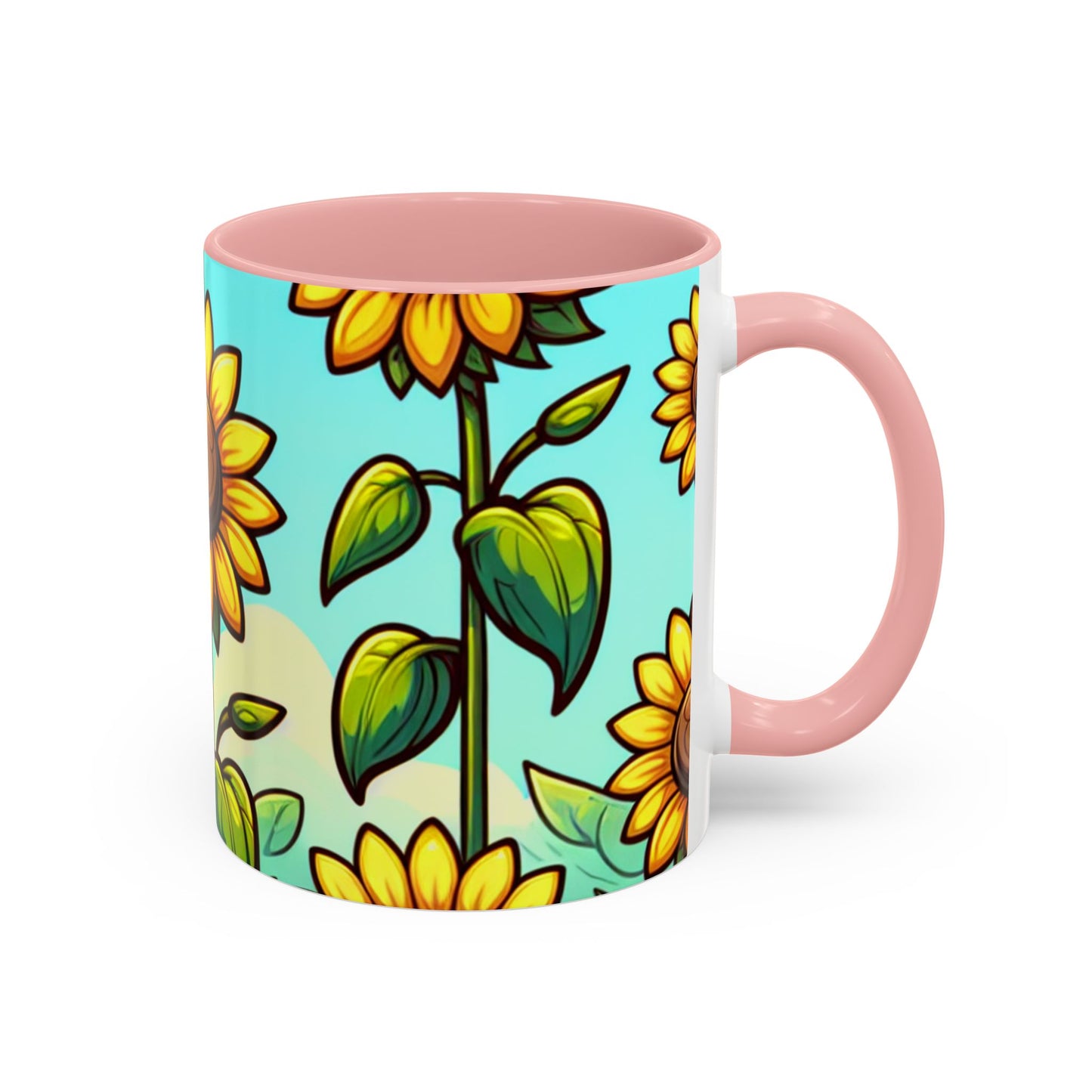 Sunshine Serenade Sunflower Array - Mugs