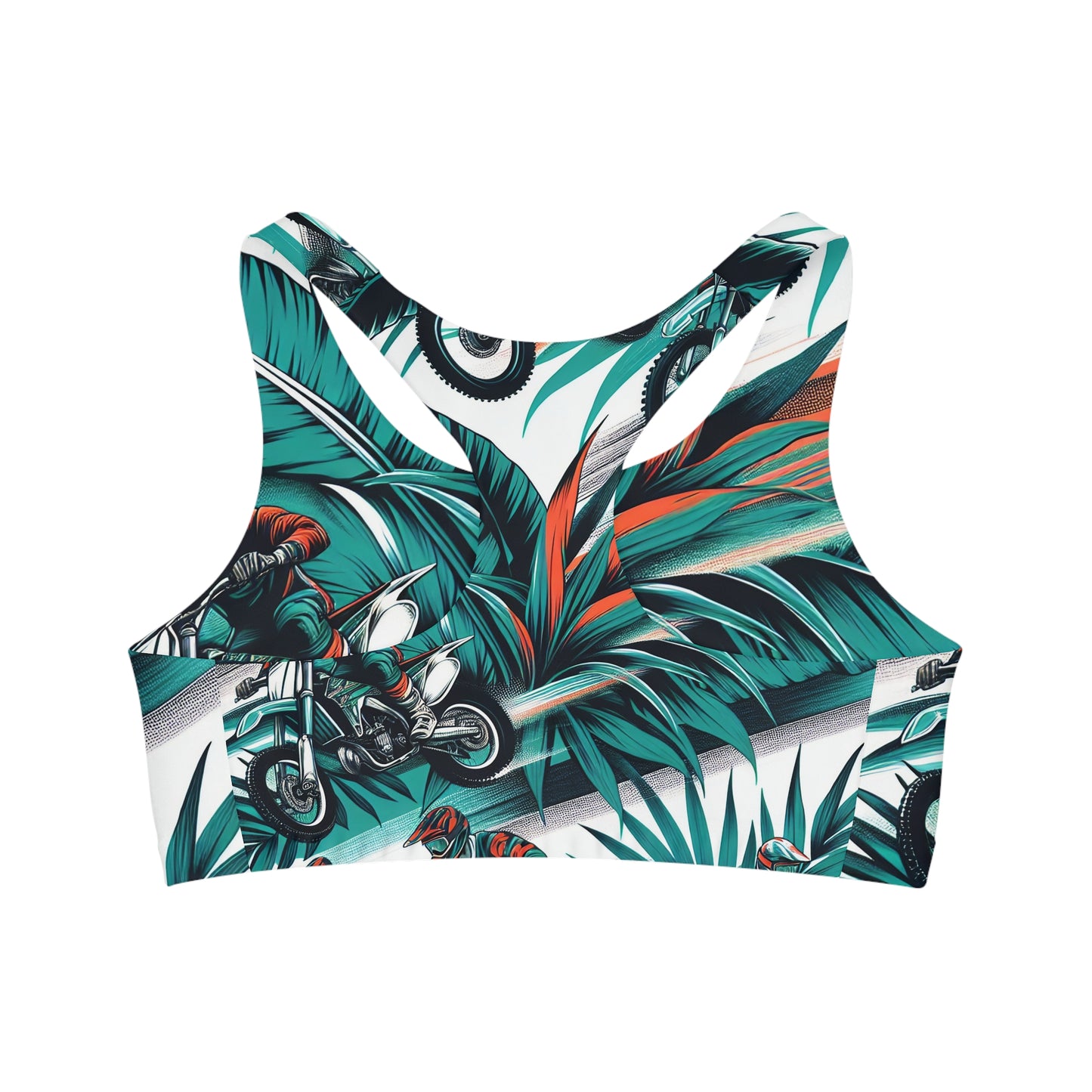 Tropical Moto Rush - Sports Bra