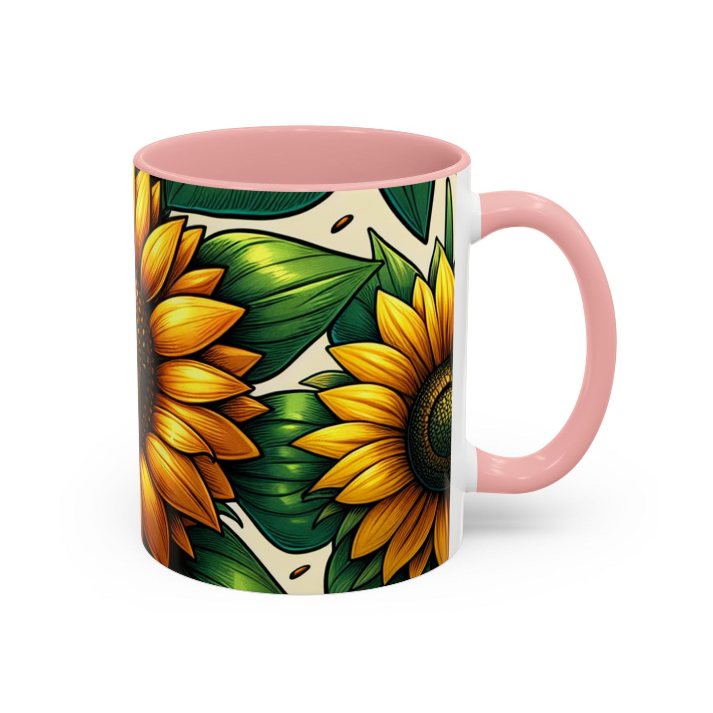 Golden Helianthus Array - Mugs