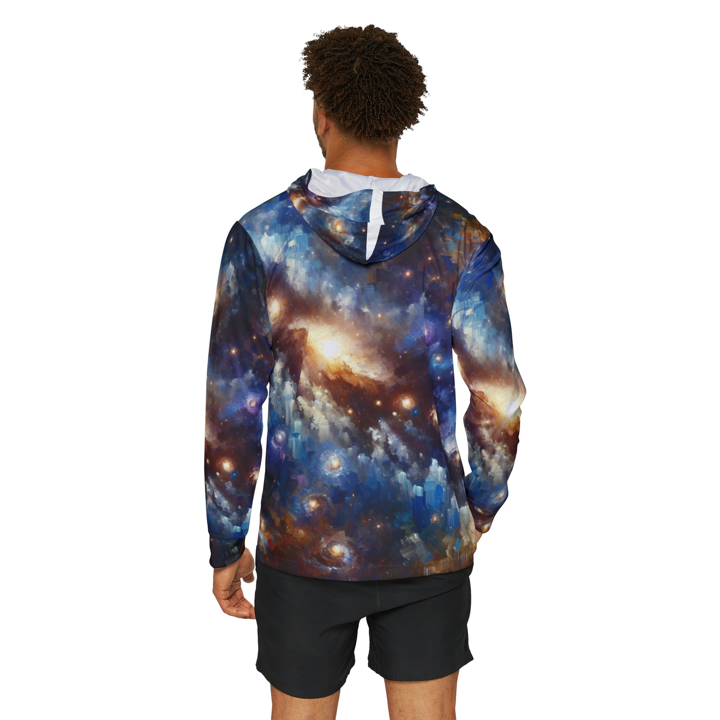 Stellar Brushstroke Symphony - Hoodie