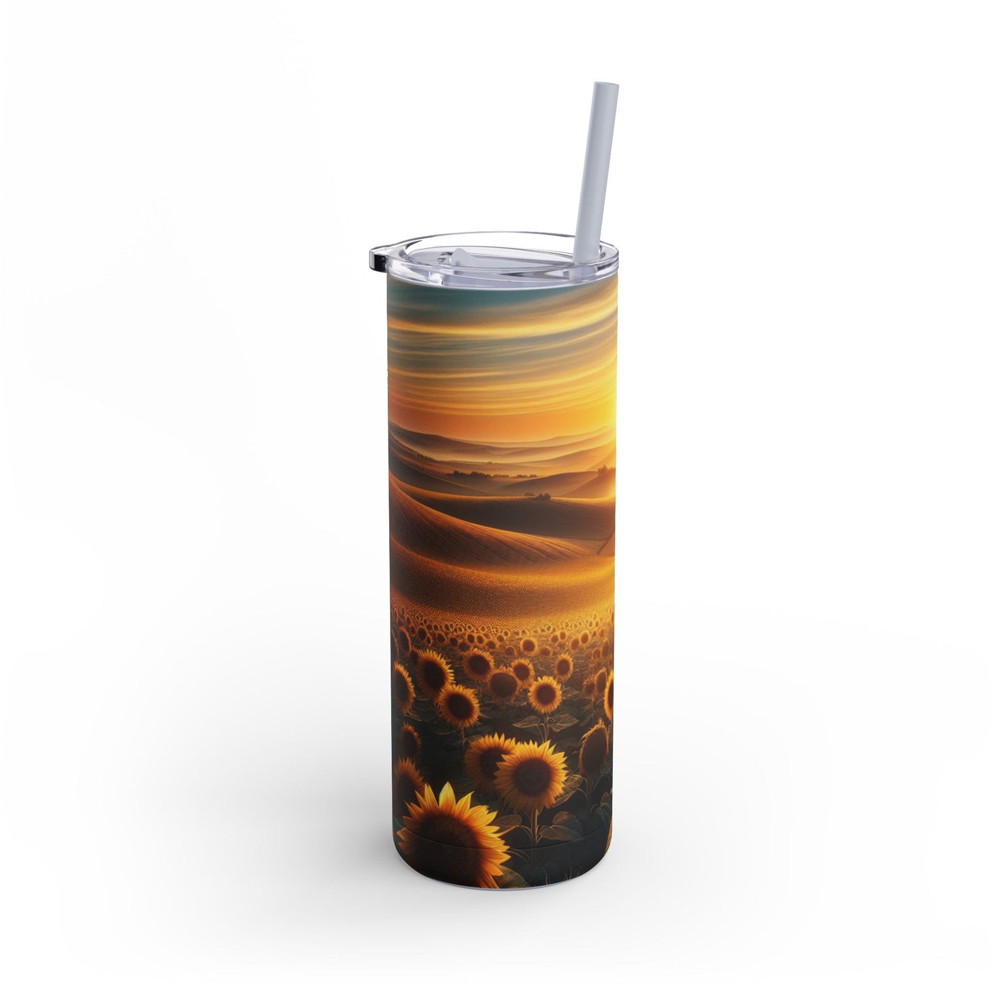 Amber Radiance Sunflower Fields - Tumblers