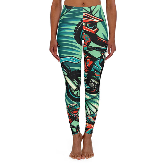 Tropical Moto Mayhem - Leggings