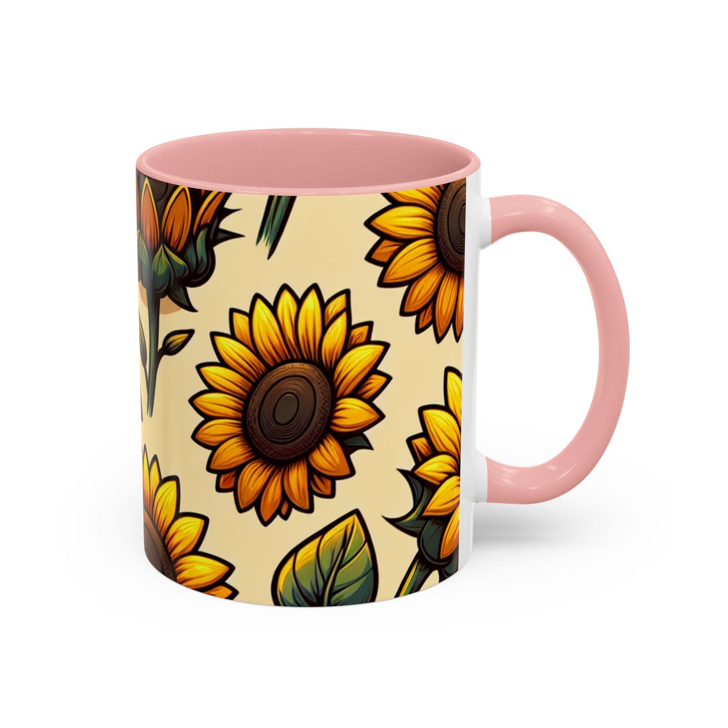 Golden Harvest Sunflower Elegance - Mugs