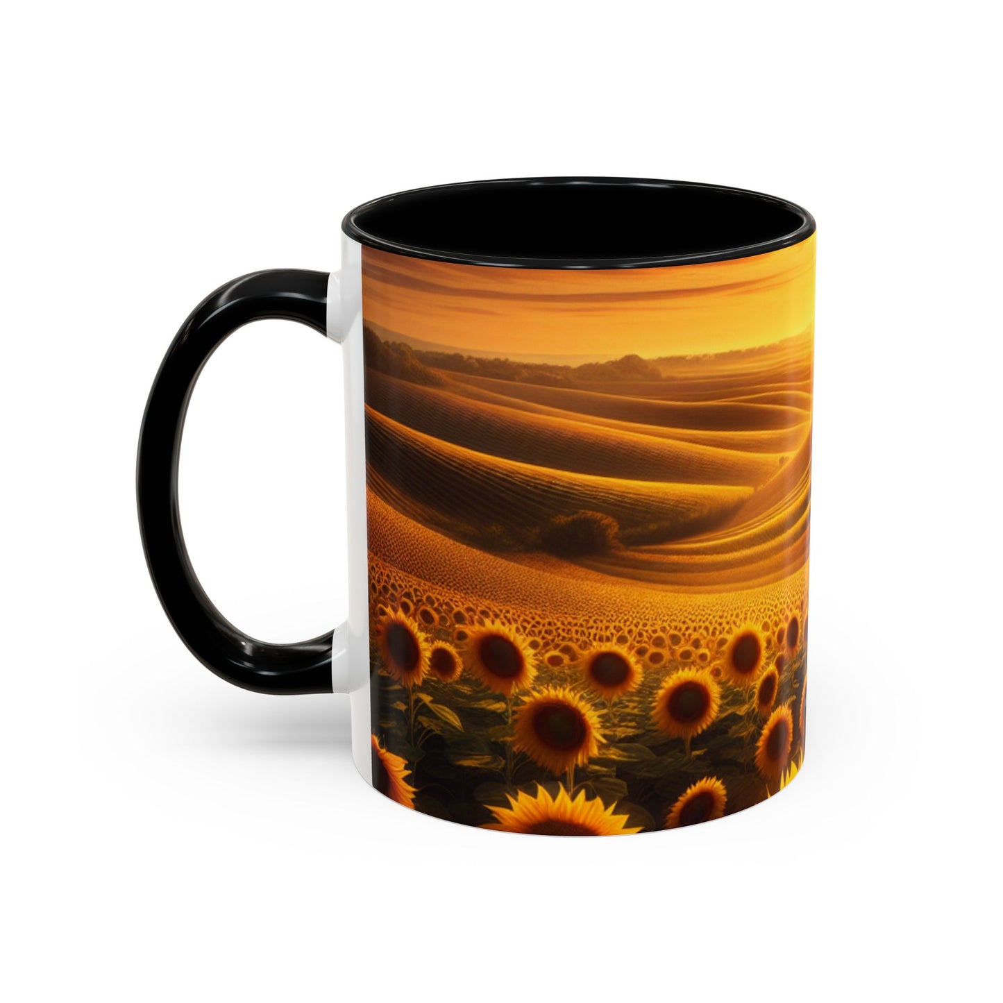 Golden Sunrise Tapestry - Mugs