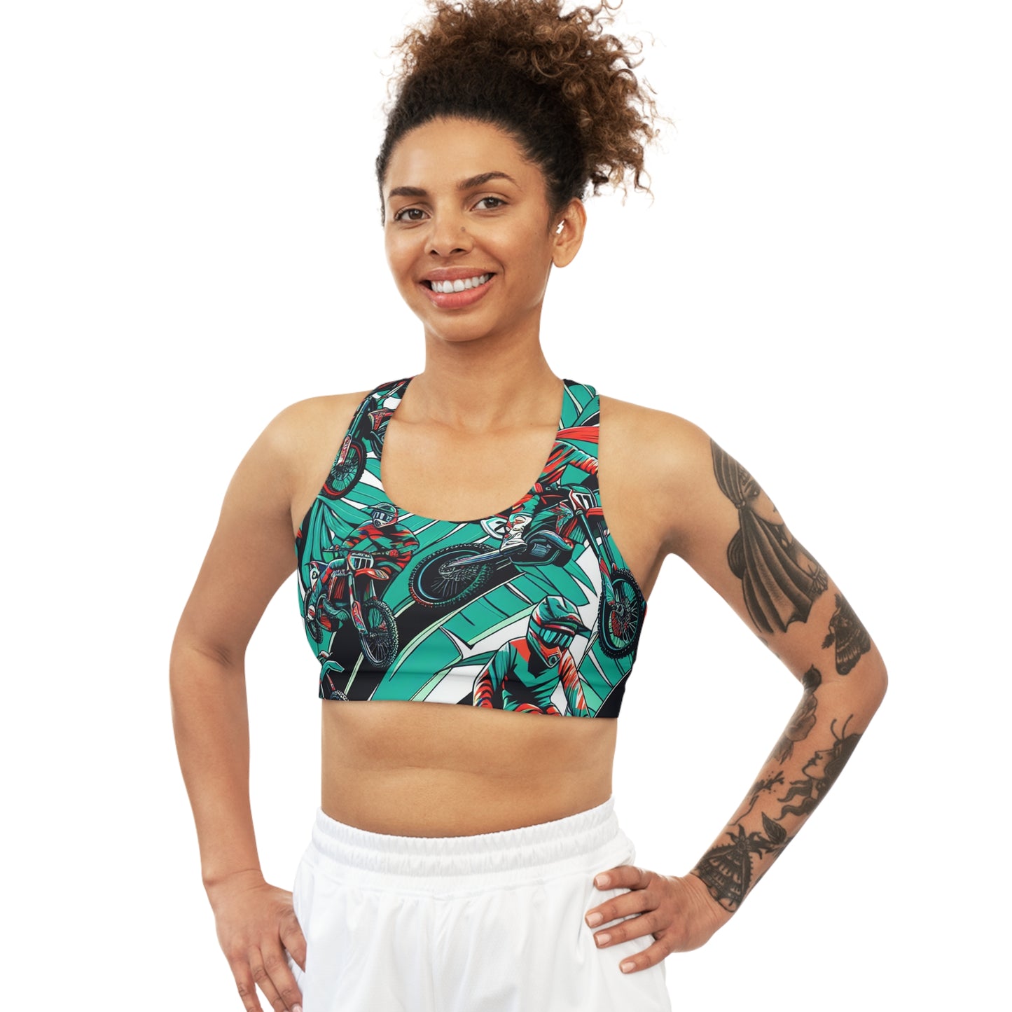 Tropical Moto Rush - Sports Bra