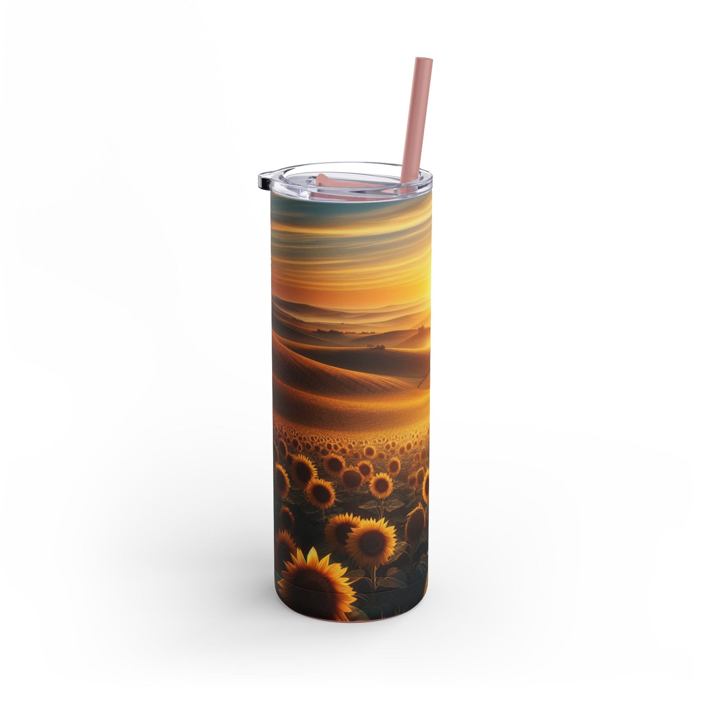Amber Radiance Sunflower Fields - Tumblers