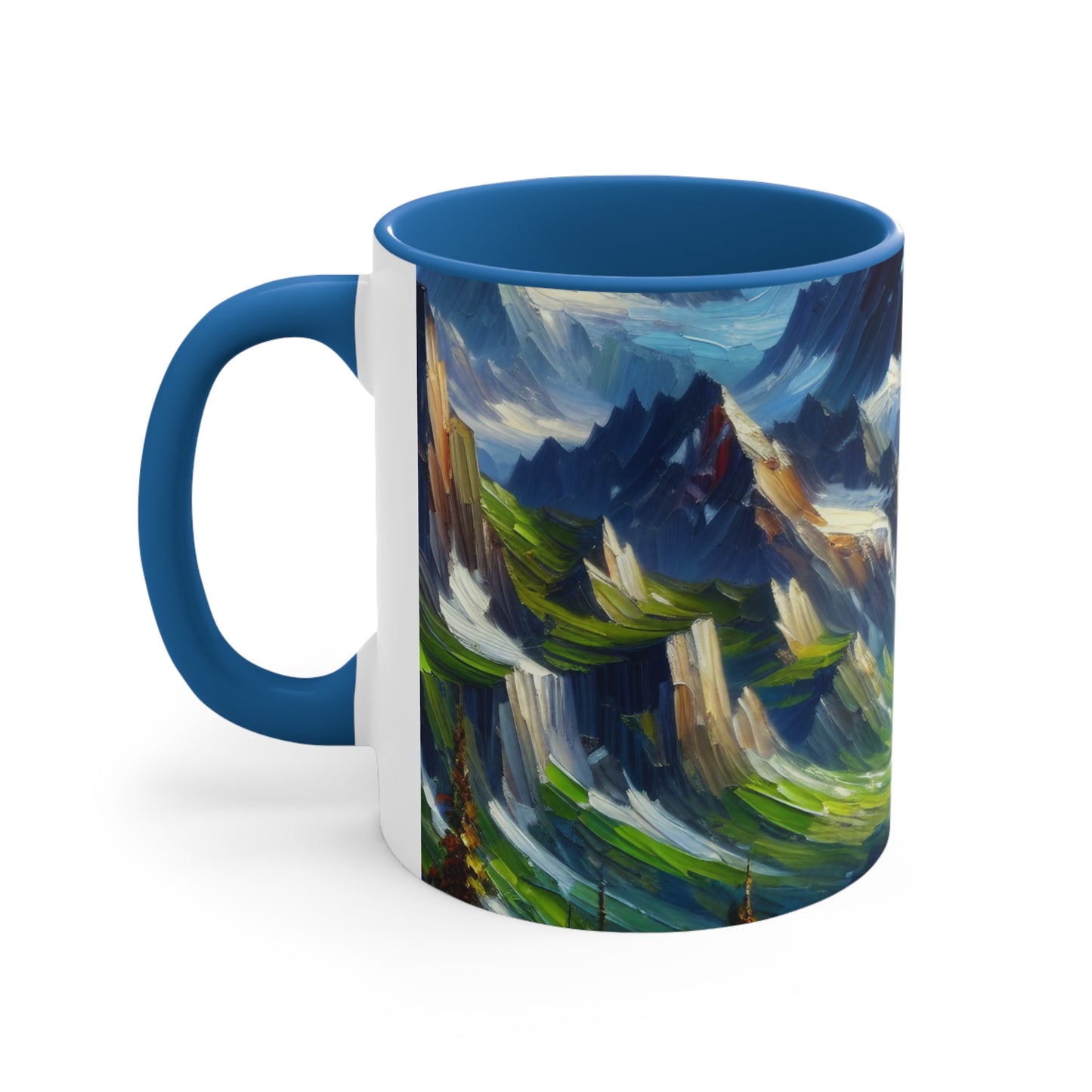 Alpine Majesty Brushwork - Mugs