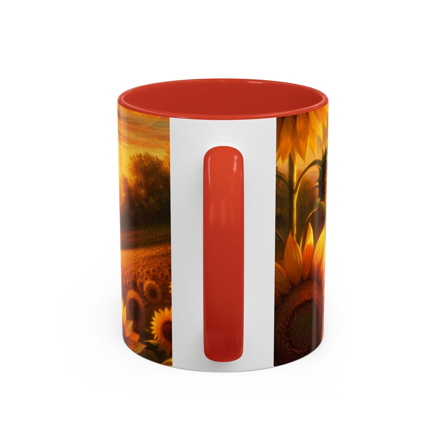 Golden Sunflower Majesty - Mugs