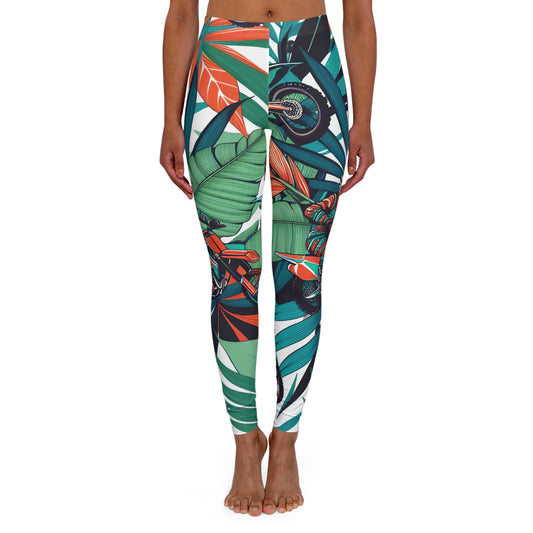 Tropical Trailblazer Motocross Mania - Leggings