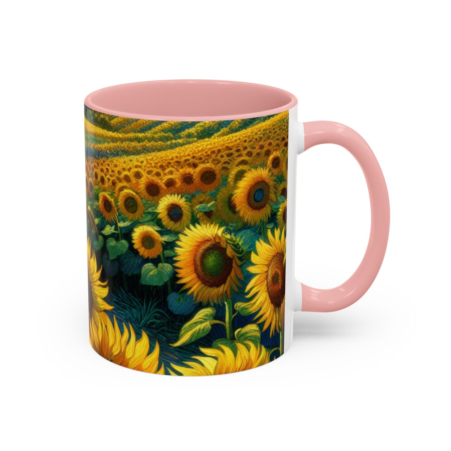 Sunset Serenade Sunflower Tapestry - Mugs
