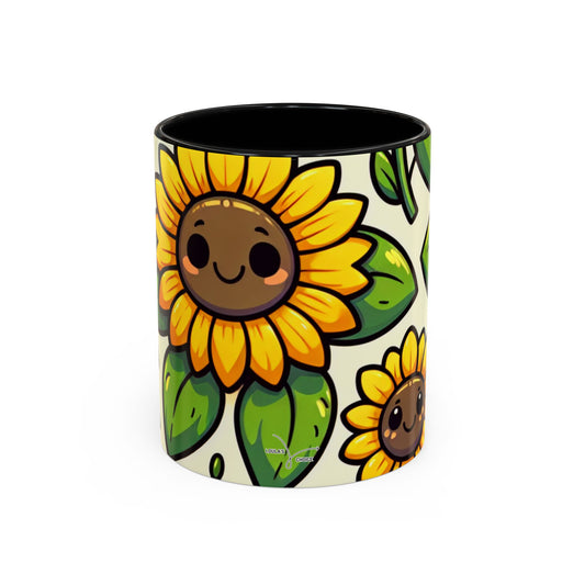 Sunny Smiles Floral Delight - Mugs