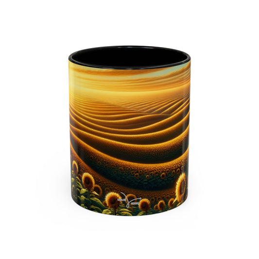 Amber Waves Sunflower Elegance - Mugs