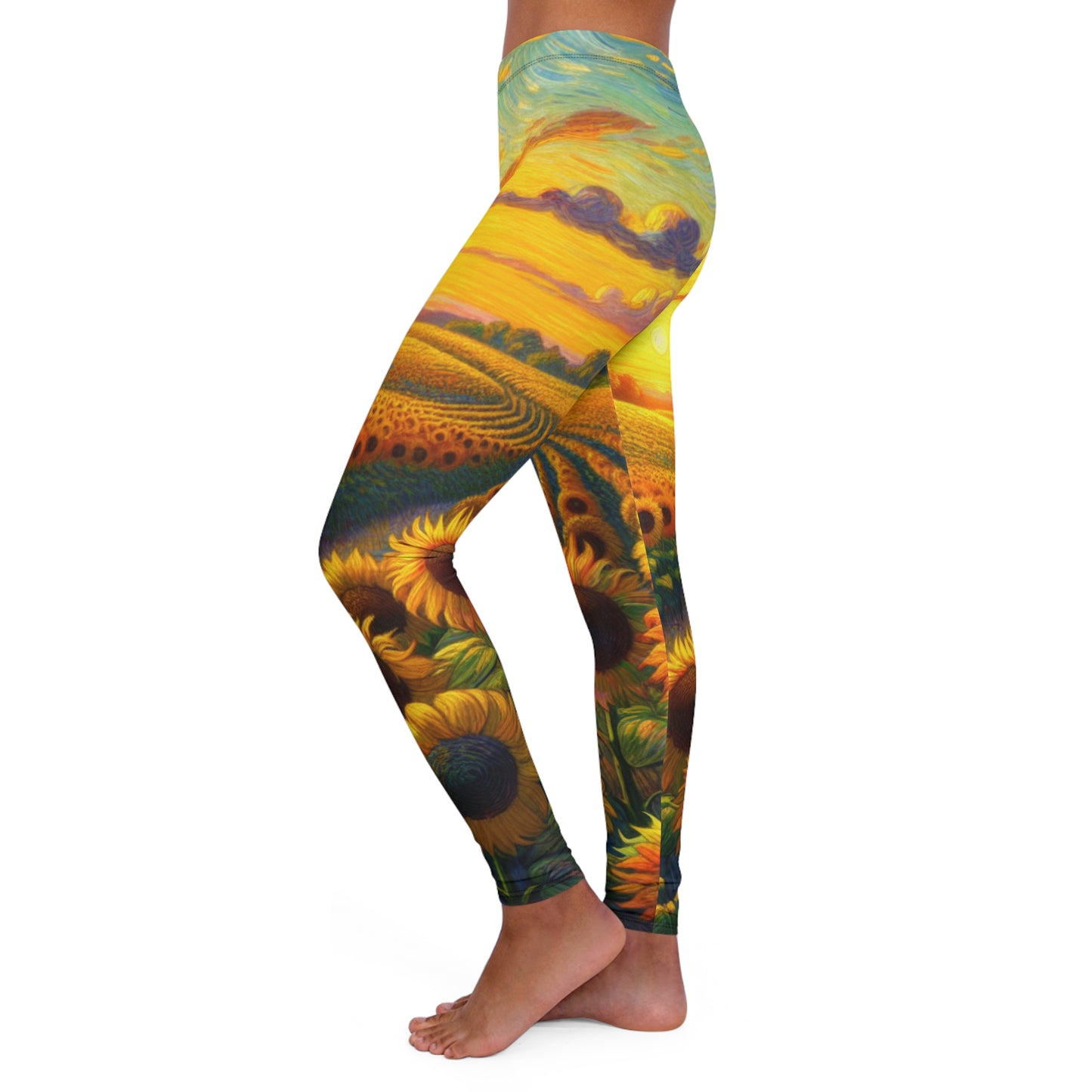 Amber Sundown Symphony - Leggings