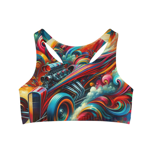 Vibrant Velocity - Sports Bra