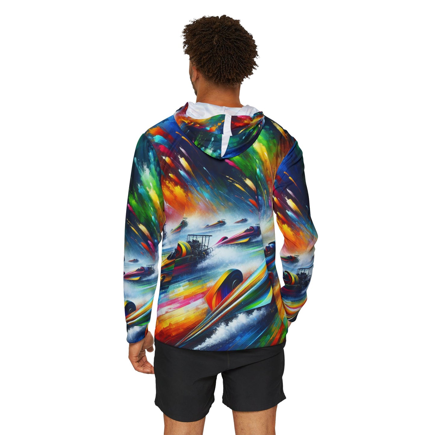 Vivid Velocity Splash - Hoodie