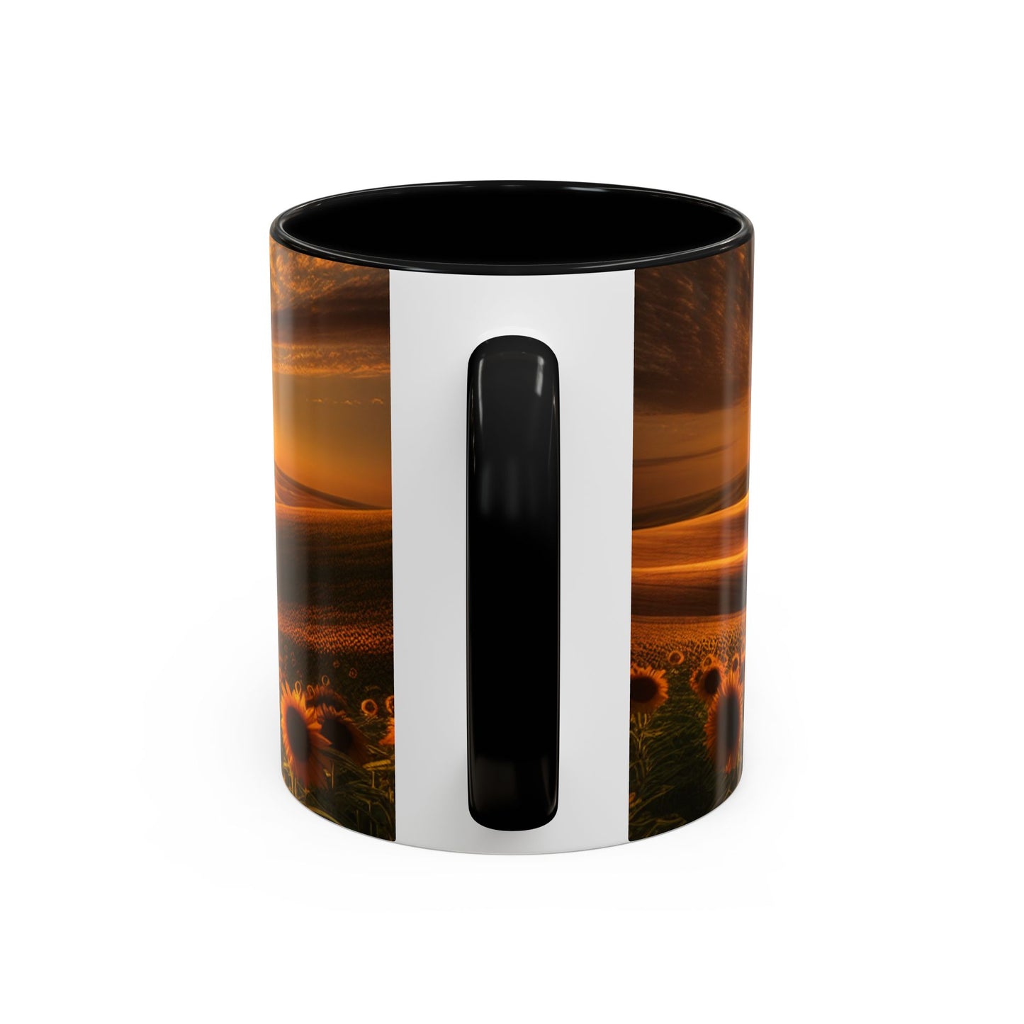 Sunset Amber Waves and Sunflower Bliss - Mugs