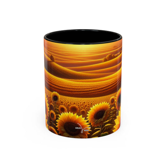 Amber Sunset Fields - Mugs