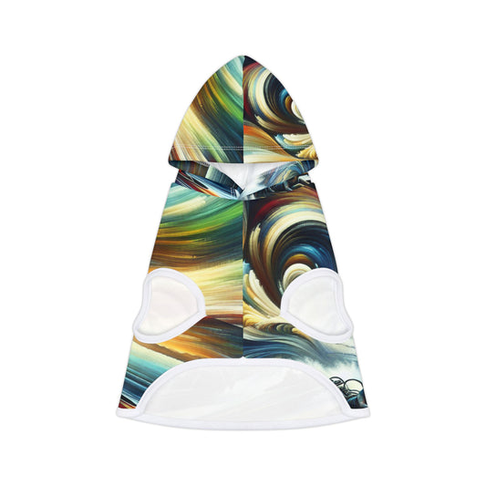 Dynamic Waves of Velocity - Pet Hoodie