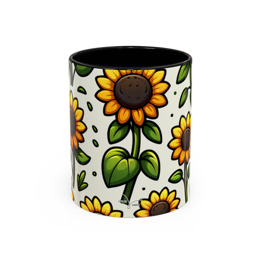 Sunshine Serenade Sunflower Array - Mugs