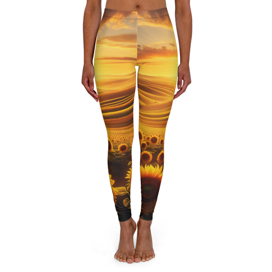 Golden Sunrise Tapestry - Leggings