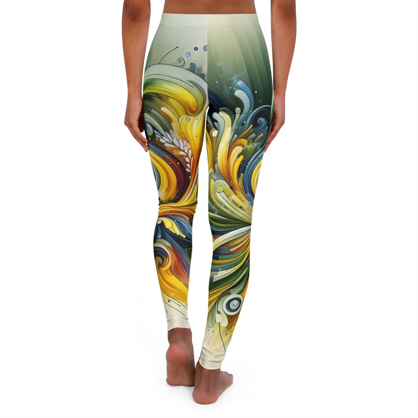 Spectrum Swirl Cascade - Leggings
