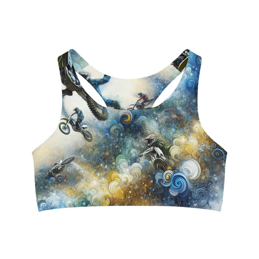 Celestial Motocross Dreamscape - Sports Bra