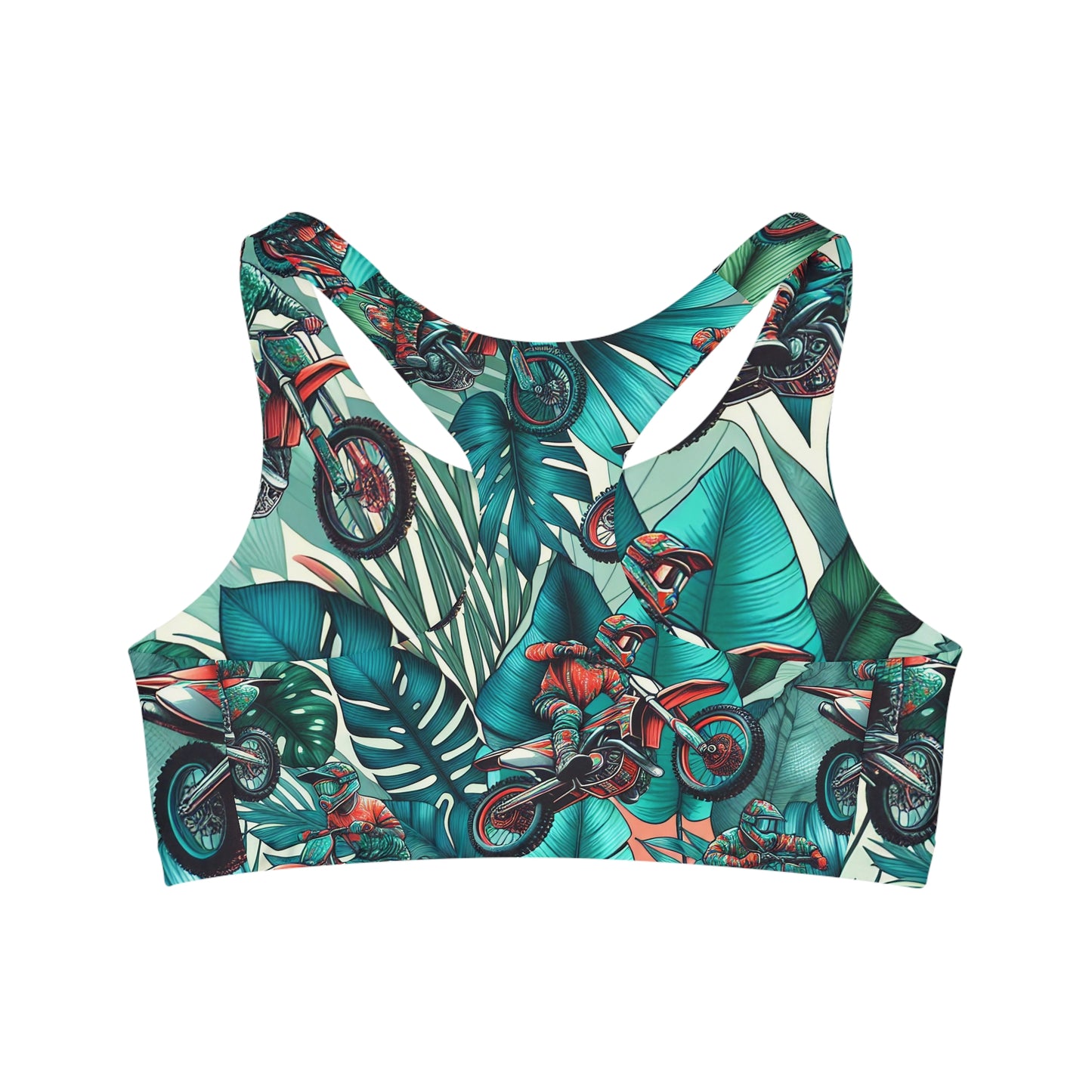 Tropical Moto Crosswind - Sports Bra