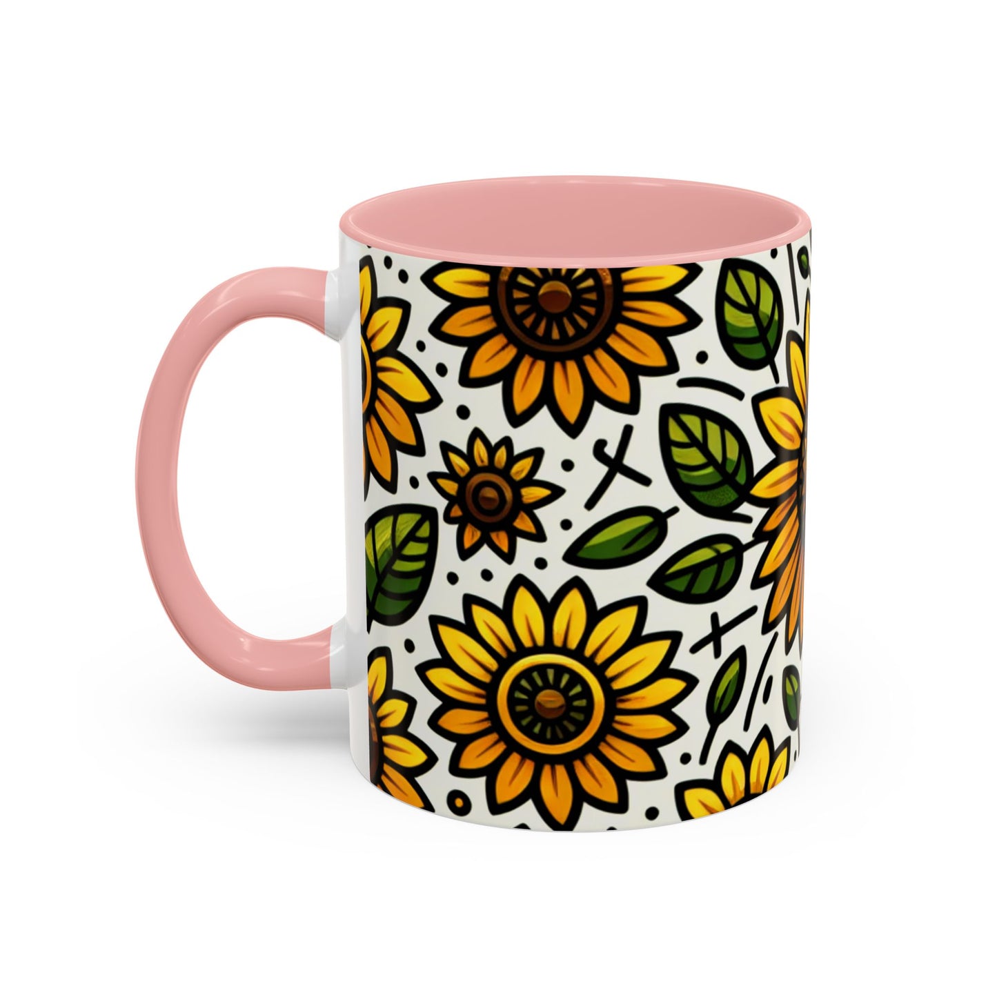 Summer Radiance Sunflower Bloom - Mugs