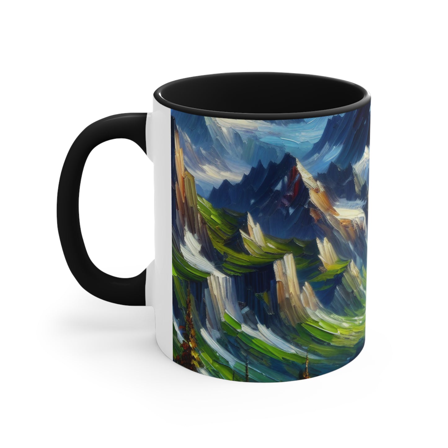 Alpine Majesty Brushwork - Mugs