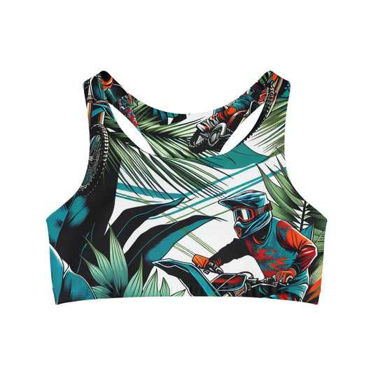 Tropical Moto Rush - Sports Bra