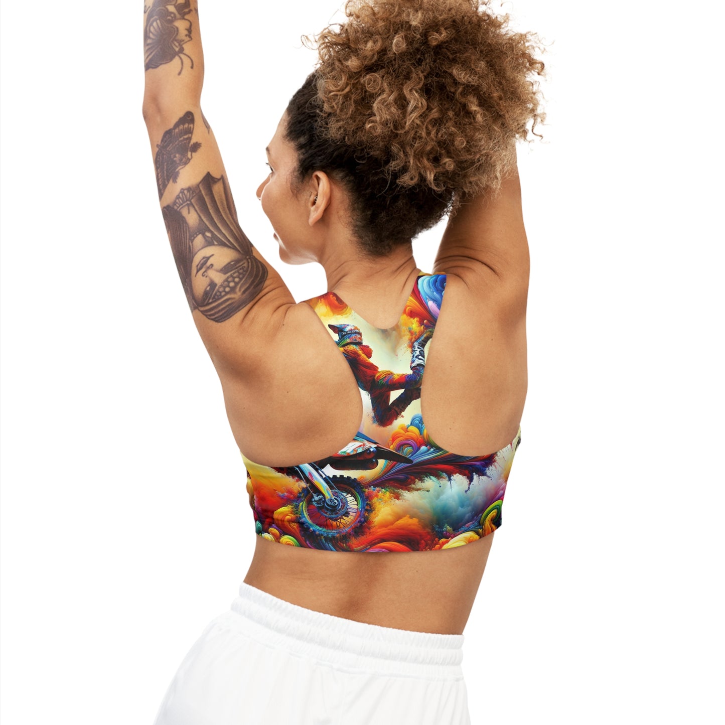 Psychedelic Motocross Maelstrom - Sports Bra