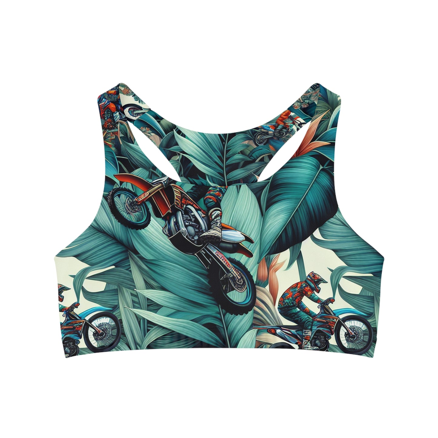 Tropical Moto Adventure_BLEND - Sports Bra