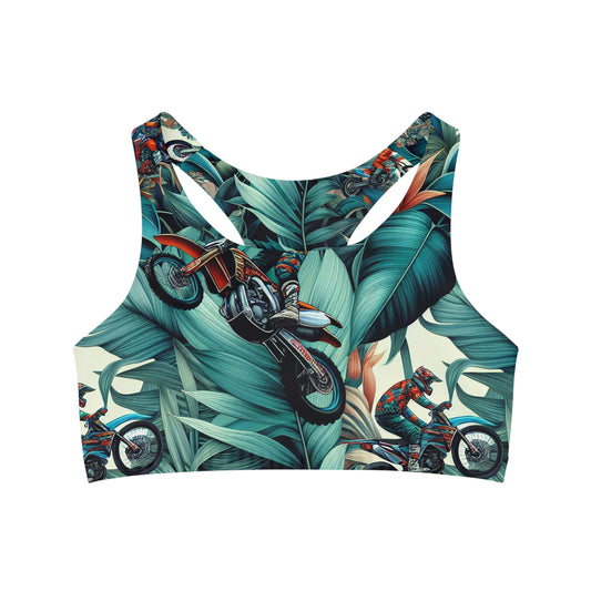 Tropical Moto Adventure_BLEND - Sports Bra