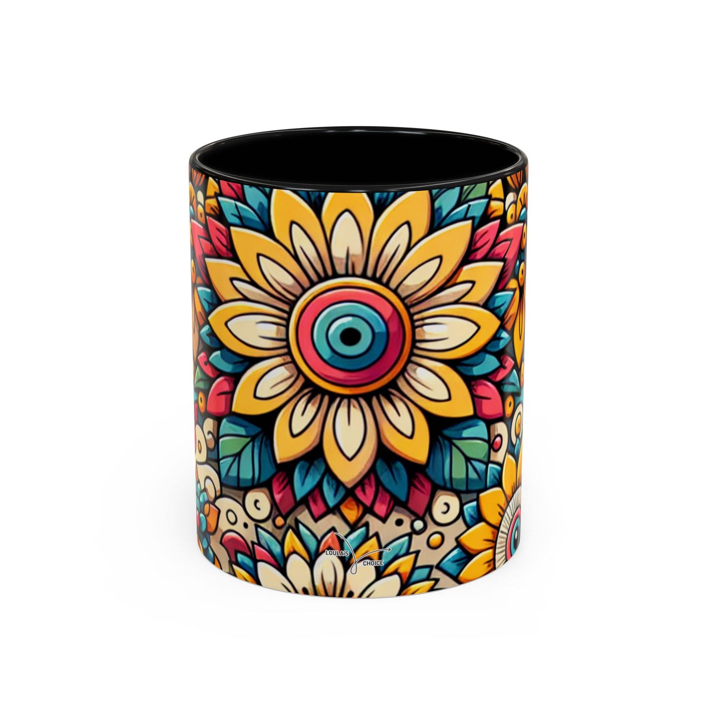 Floral Kaleidoscope Burst - Mugs