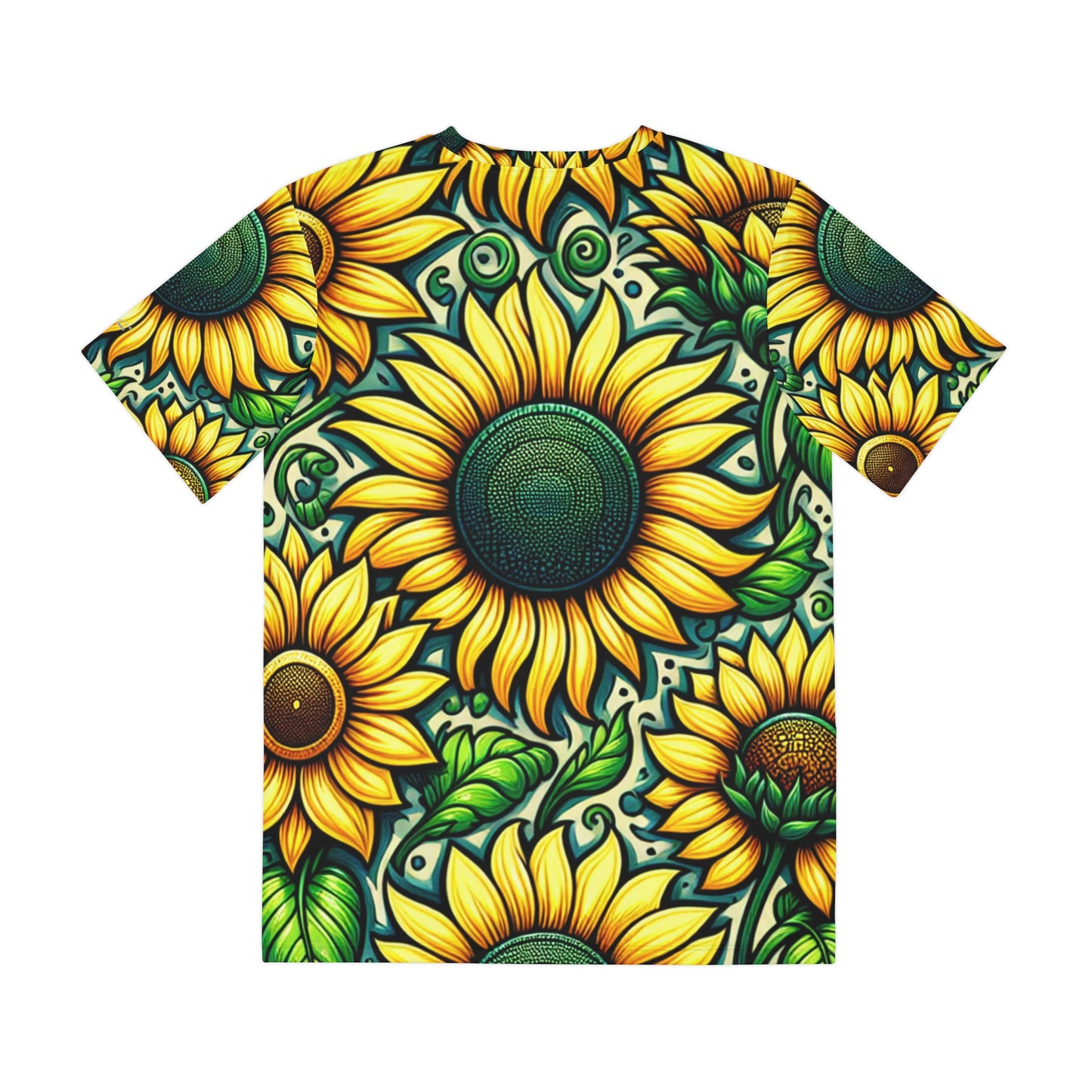 Verdant Helianthus Tapestry - Tee