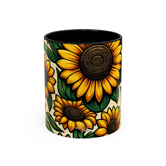 Sunshine Meadow Sunflower Bloom - Mugs