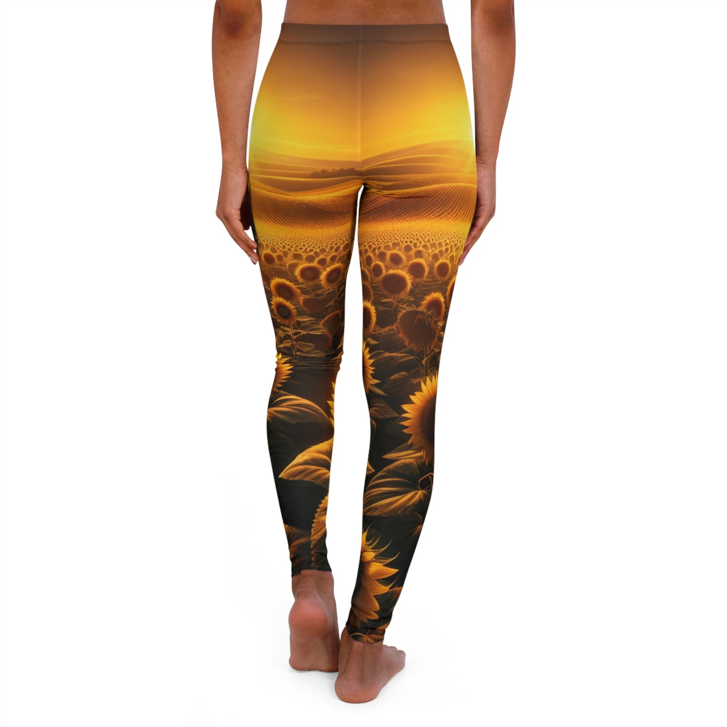 Amber Waves of Bloom - Leggings