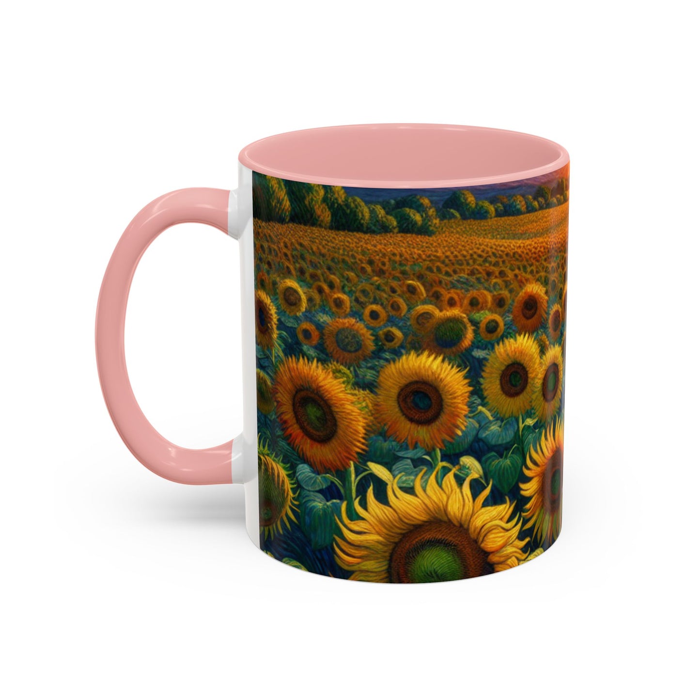 Sundrenched Helianthus Valley - Mugs