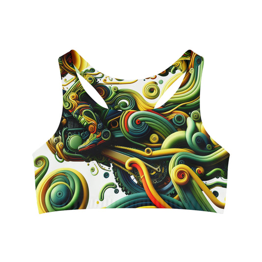 Vivid Velocity Vortex - Sports Bra