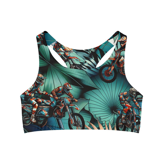 Tropical Moto Crosswind - Sports Bra