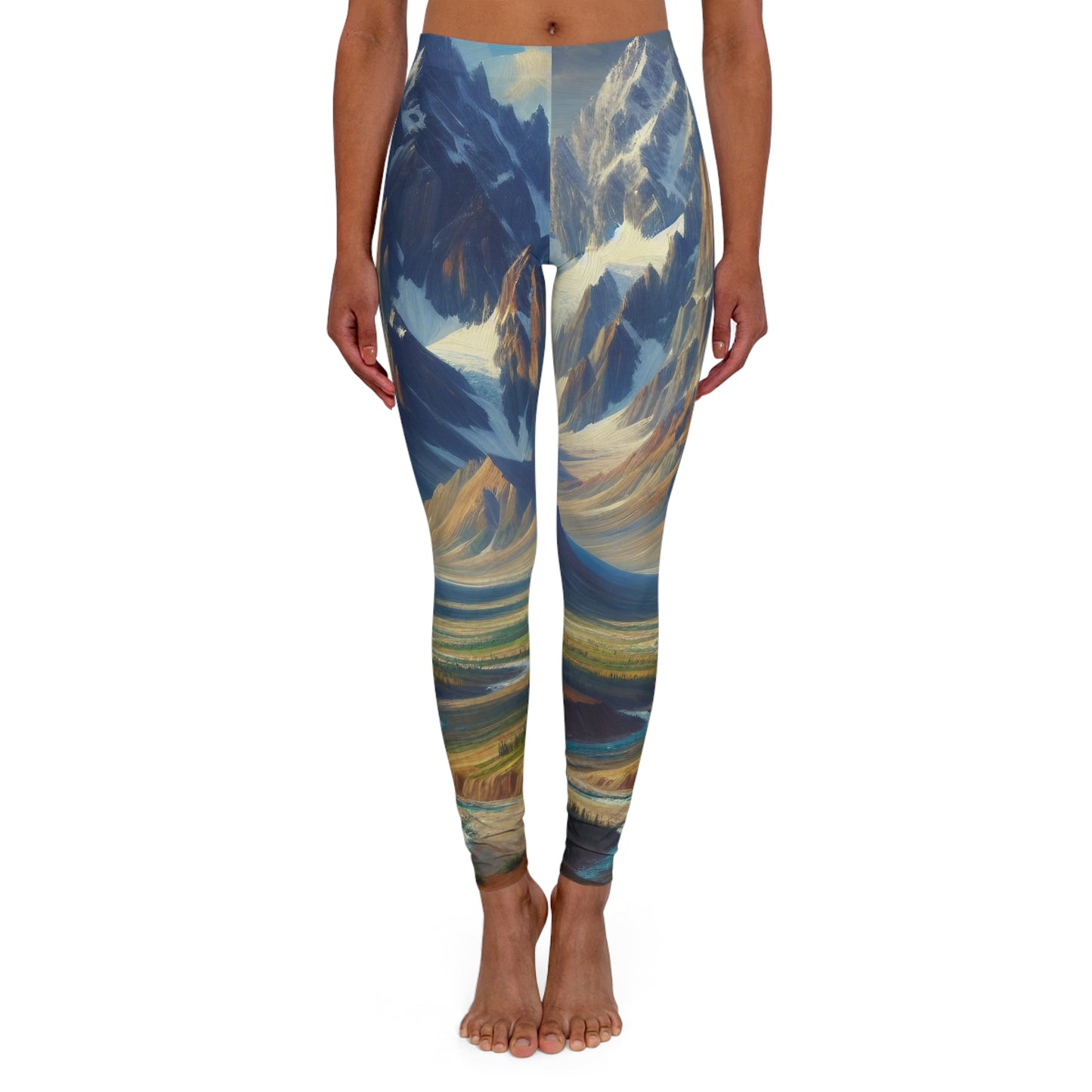 Majestic Alpine Sunrise - Leggings